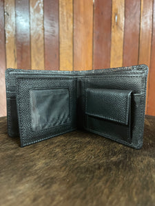 Wallet No Clip - Barcoo - Black with Brown Crocodile