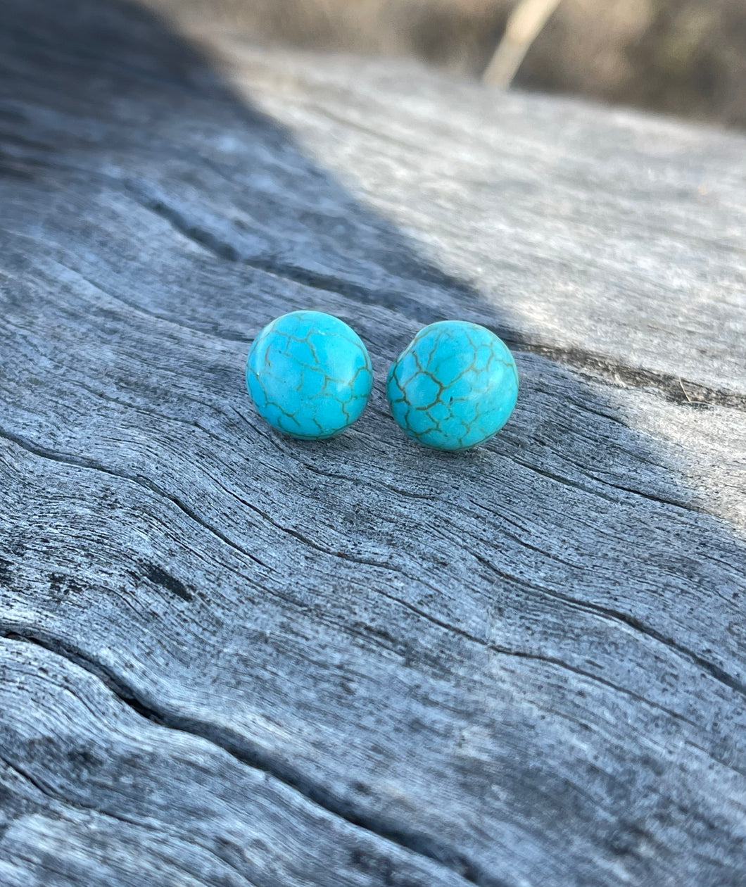 Earrings - Turquoise Studs