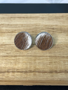 Earrings - Statement Studs - Silver 053