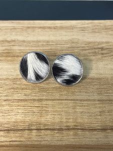 Earrings - Statement Studs - Silver 052