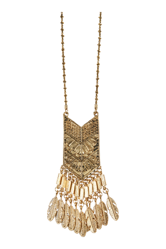 Necklace - Solace - Brass